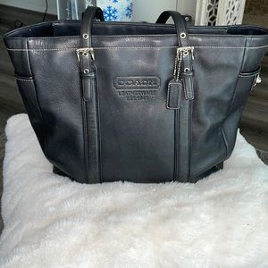 Beautiful leather Coach tote!:) used but in GREAT shape. Great buy